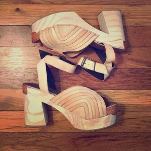 FP chunky heels